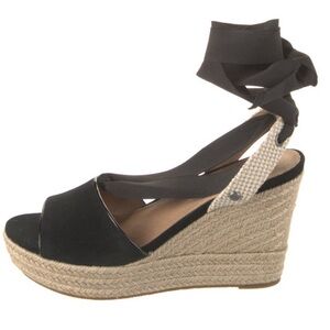 UGG 💕 Suede Black Espadrilles - EUC